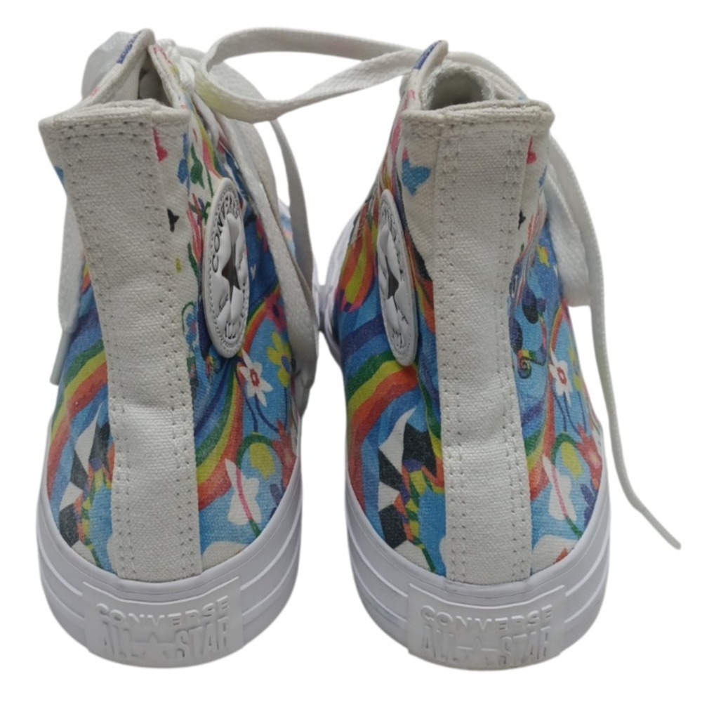 Converse Chuck Taylor‎ All Star Hi Tops  White/Multi 2021 - 170822C / 7M - 9W - Picture 5 of 11